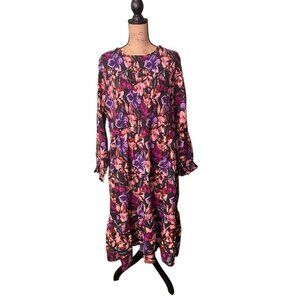 Terra & Sky Floral‎ Maxi Dress